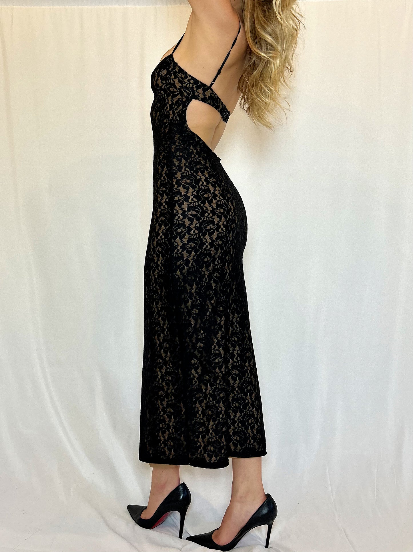 Life in Lace Dress - Black