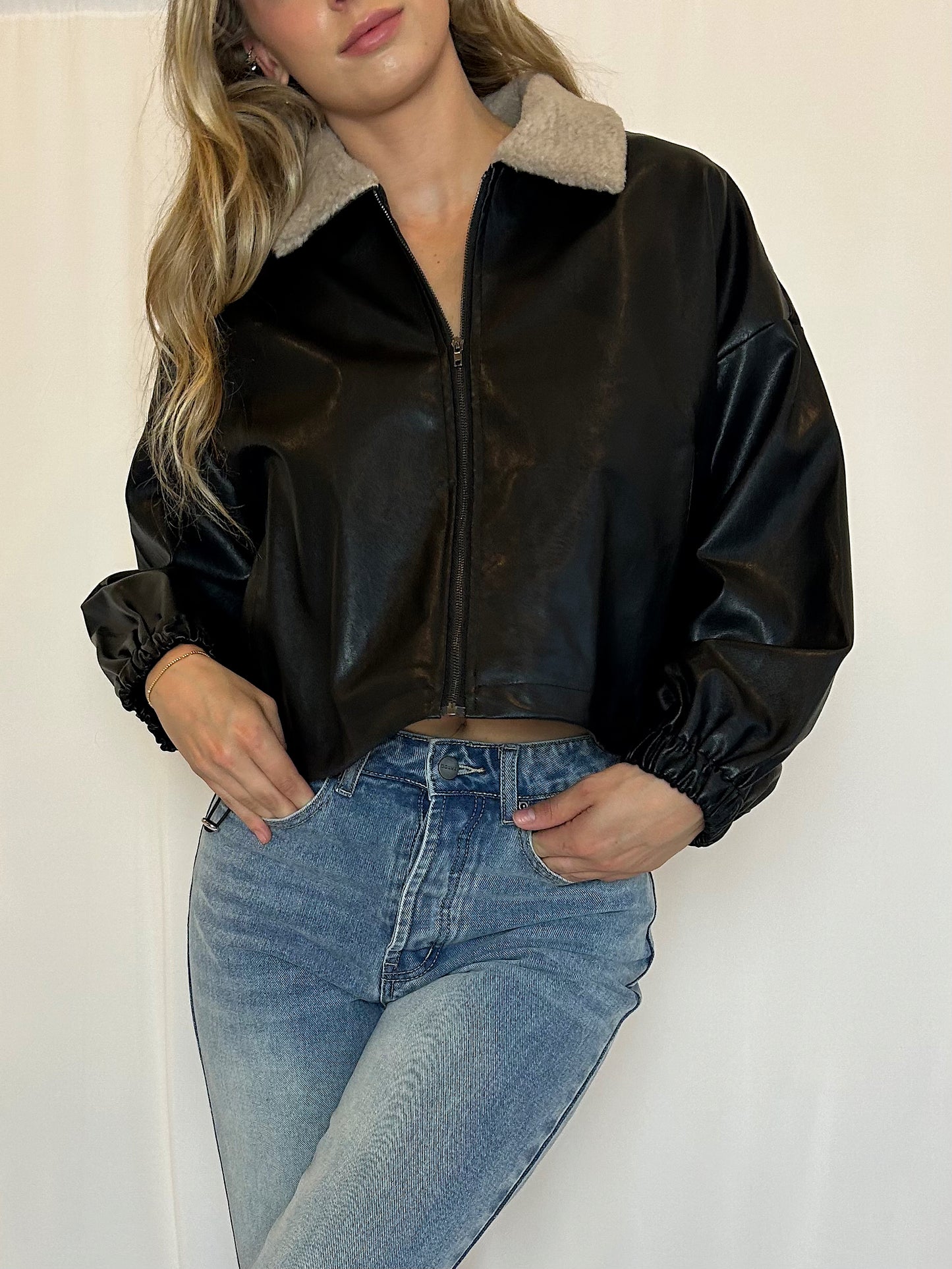 The Kailey Bomber - Black