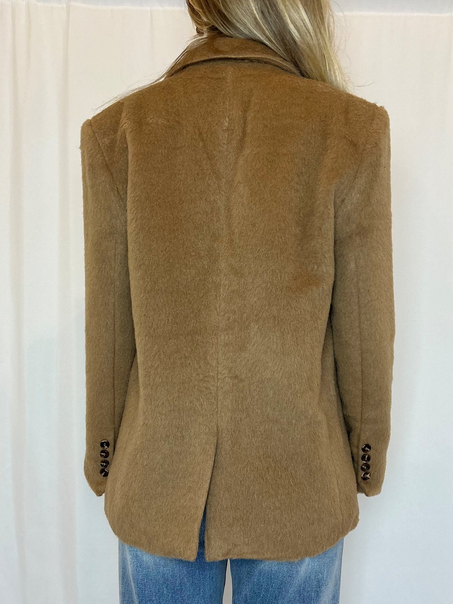 Mohair Blazer - Caramel