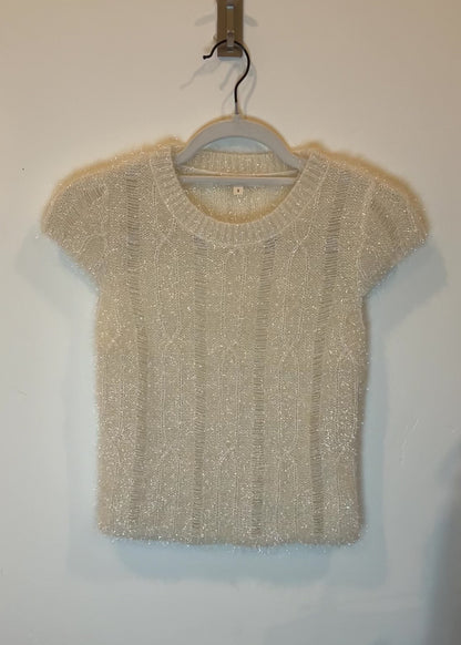 Stardust Knit Top - Cream